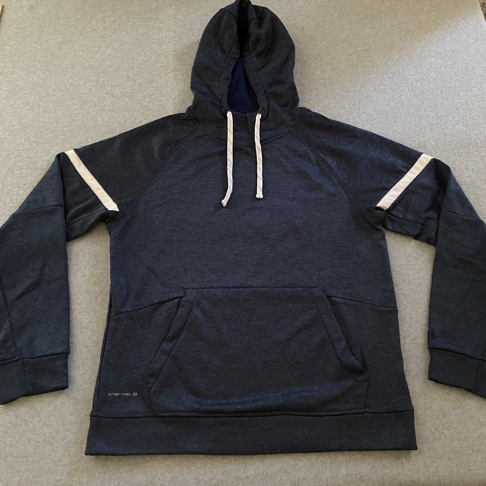 Layer 8‎ Tech Fleece Training Hoodie Men's Medium Navy Black Sweatshirt Active